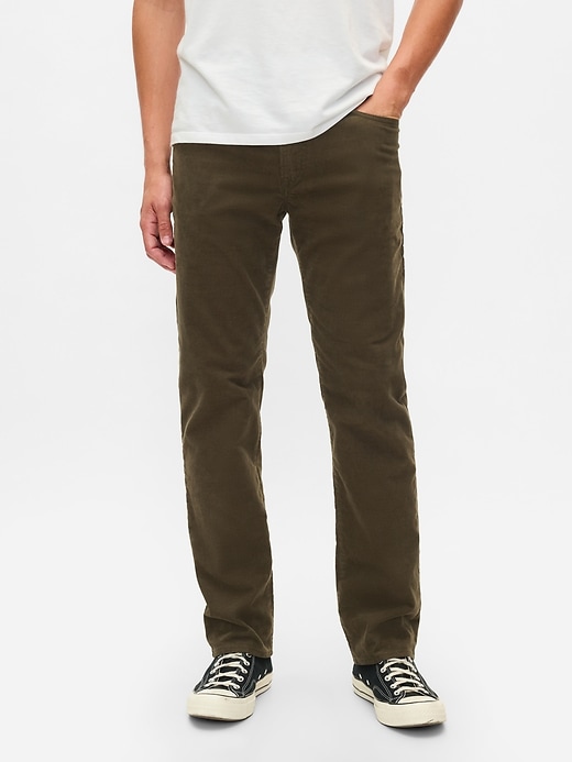 Image number 2 showing, Straight Corduroy Jeans with GapFlex