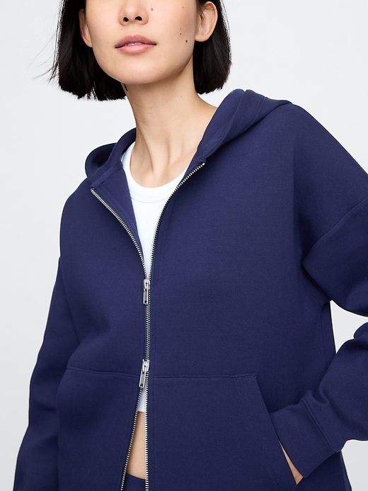 Image number 3 showing, GapFit Scuba Two-Way Zip Hoodie