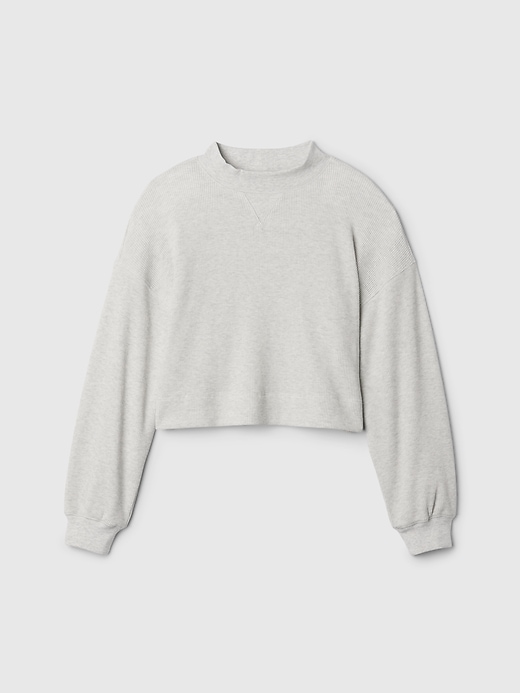 Image number 5 showing, Kids Waffle-Knit Mockneck Top