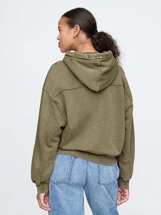 Image number 2 showing, Vintage Soft Cropped Hoodie