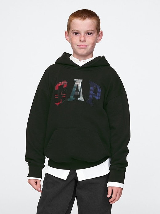 Image number 1 showing, Kids Vintage Soft Textured Logo Hoodie