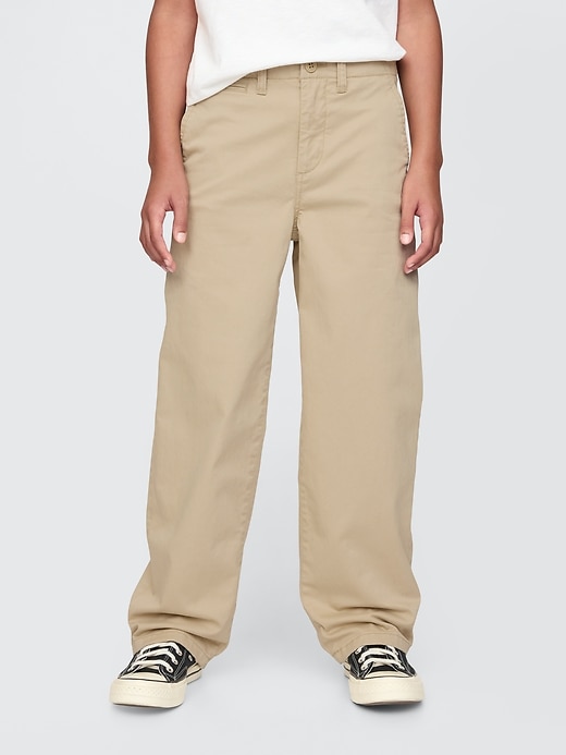 Image number 2 showing, Kids Lined Modern Loose Khakis