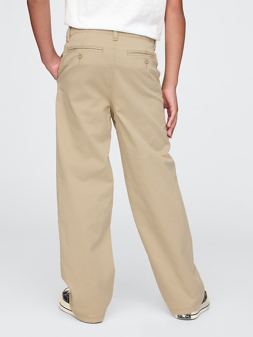 Image number 3 showing, Kids Lined Modern Loose Khakis