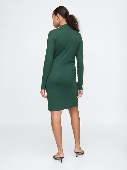 Image number 2 showing, Modern Rib Mockneck Mini Dress