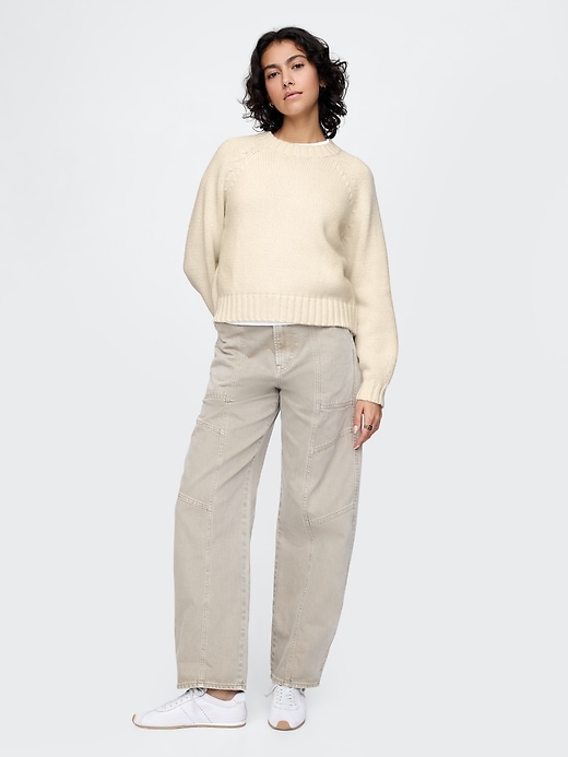 Image number 3 showing, Relaxed Crewneck Sweater