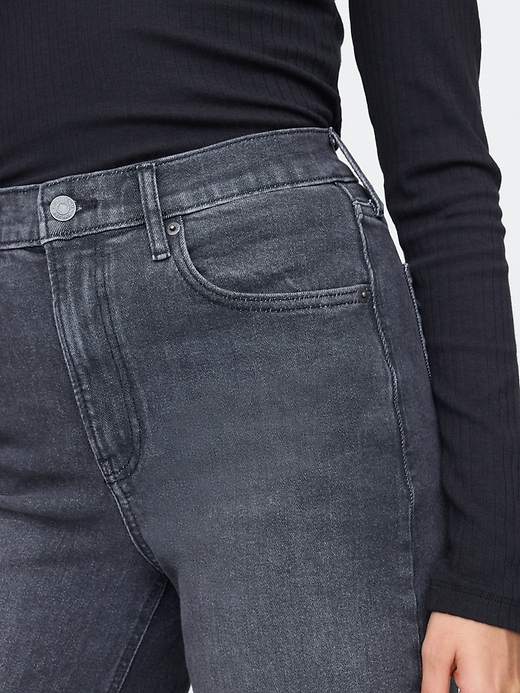 Image number 8 showing, High Rise Stride Cuffed Wide-Leg Jeans