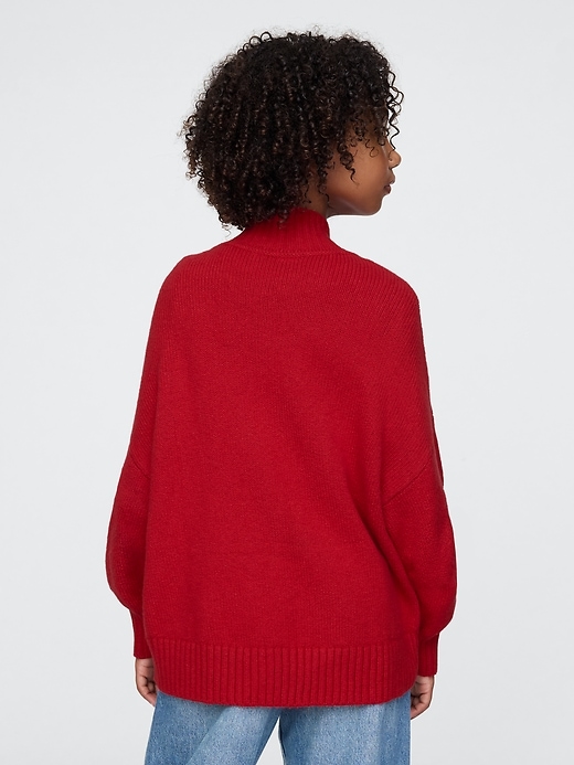 Image number 2 showing, Kids CashSoft Oversized Mockneck Sweater