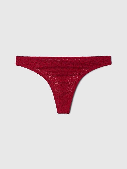 Image number 3 showing, Lace Thong