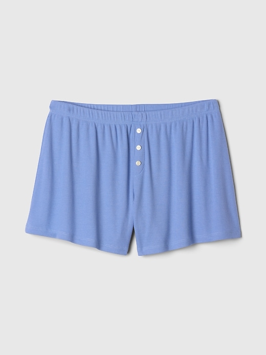 Image number 3 showing, Mini Rib PJ Shorts