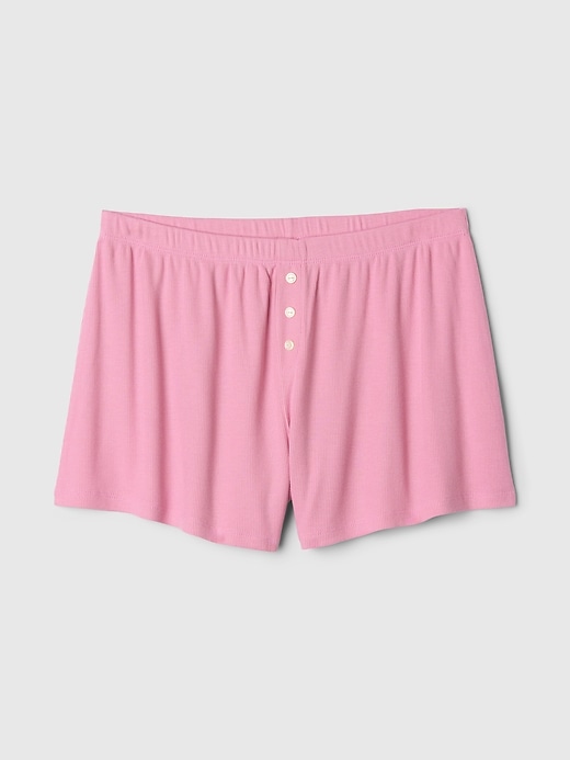 Image number 4 showing, Mini Rib PJ Shorts