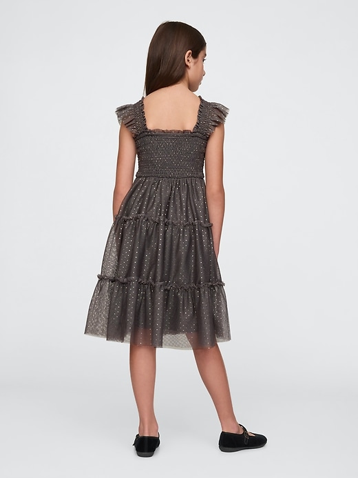 Image number 2 showing, Kids Tiered Tulle Midi Dress