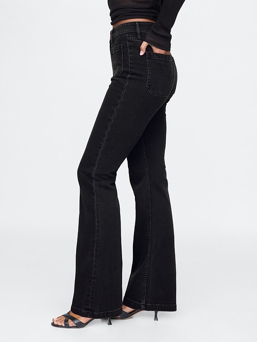 Image number 3 showing, High Rise Curvy &#39;70s Flare Jeans