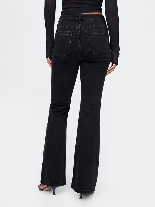 Image number 4 showing, High Rise Curvy &#39;70s Flare Jeans