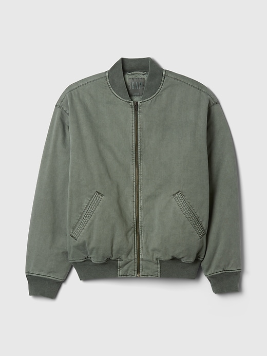 Image number 5 showing, Oversized Bomber Jacket