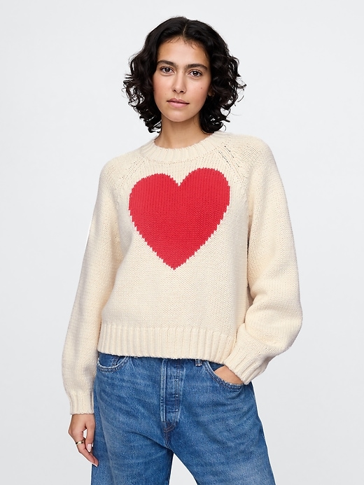 Image number 1 showing, Relaxed Crewneck Sweater