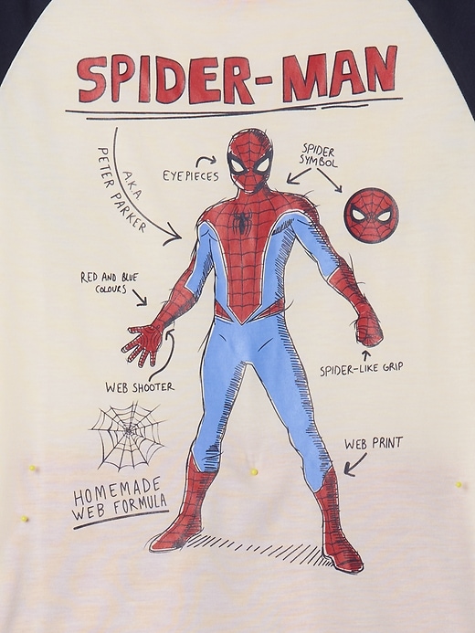 Image number 3 showing, Kids Marvel™ Spider-Man Recycled PJ Set