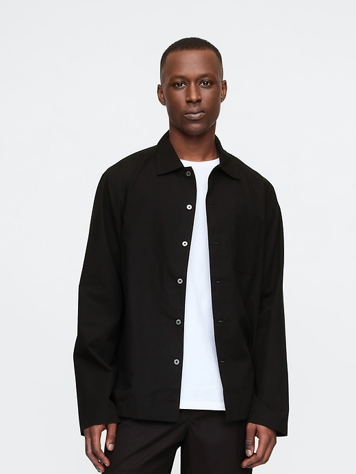 Image number 1 showing, Poplin Big PJ Shirt