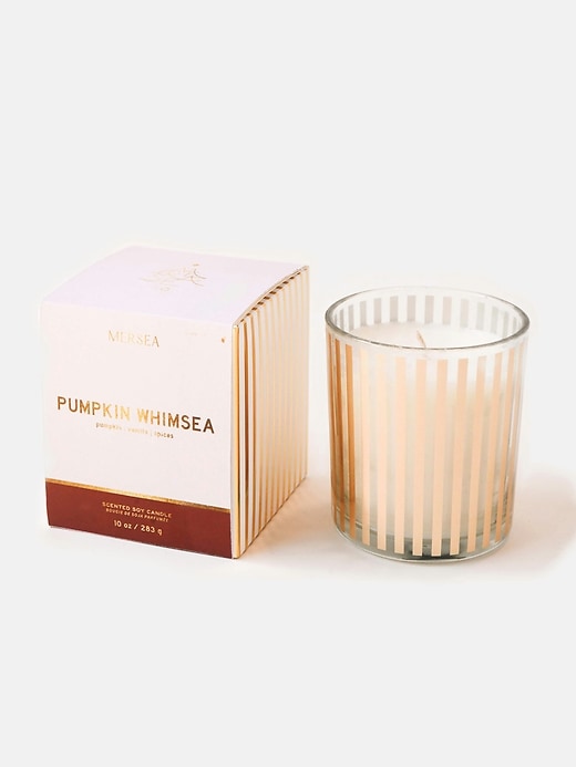 View large product image 1 of 1. Mersea Pumpkin Whimsea Boxed Candle