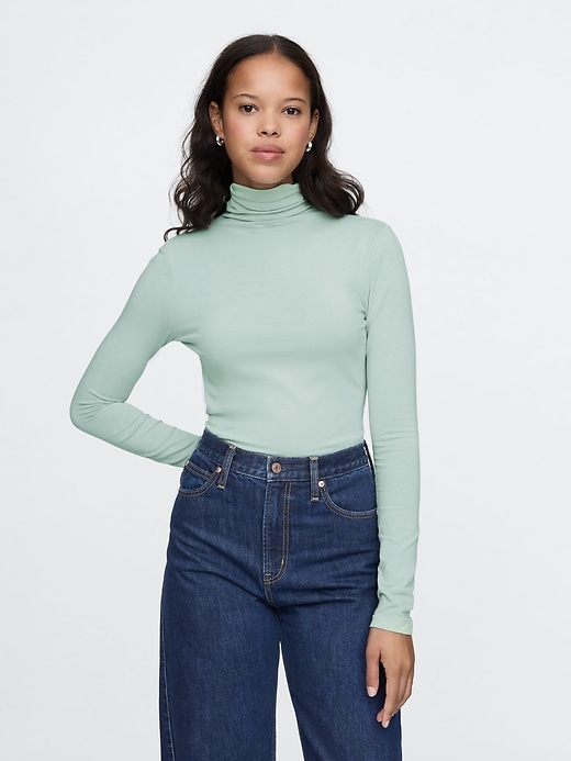 Image number 1 showing, Featherweight Turtleneck