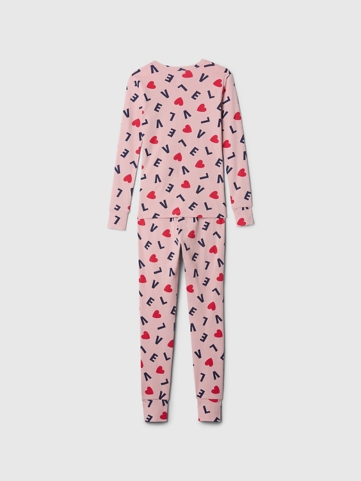 Image number 2 showing, Kids Organic Brushed Cotton PJ Set