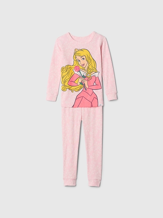 Image number 1 showing, Gap × Disney Baby Organic Brushed Cotton Princess PJ Set