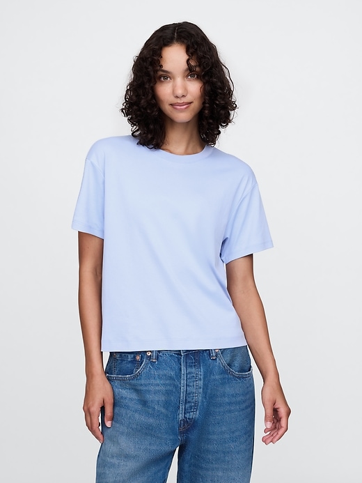 Image number 1 showing, Supima® Cotton Relaxed T-Shirt