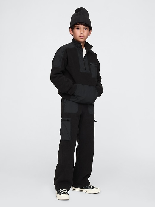 Image number 1 showing, Kids Sherpa Baggy Pants