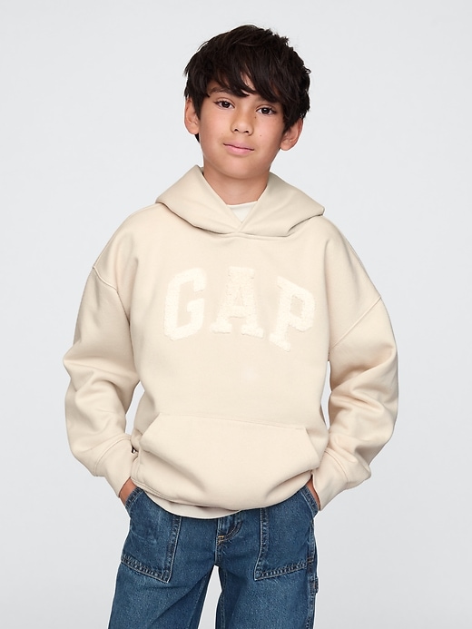 Image number 1 showing, Kids Vintage Soft Textured Logo Hoodie