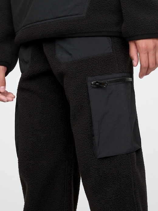 Image number 3 showing, Kids Sherpa Baggy Pants