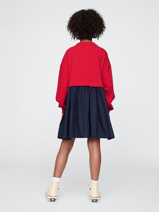 Image number 2 showing, Kids 2-in-1 Vintage Soft Sweatshirt Dress