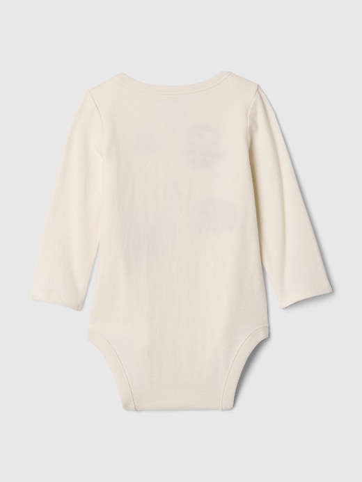 Image number 2 showing, Baby Paddington Organic Cotton Embroidered Bodysuit