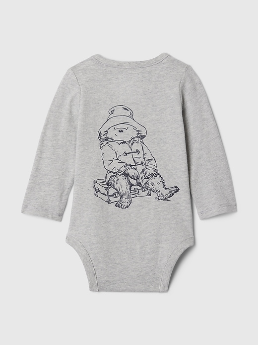 Image number 2 showing, Baby Paddington Organic Cotton Embroidered Bodysuit