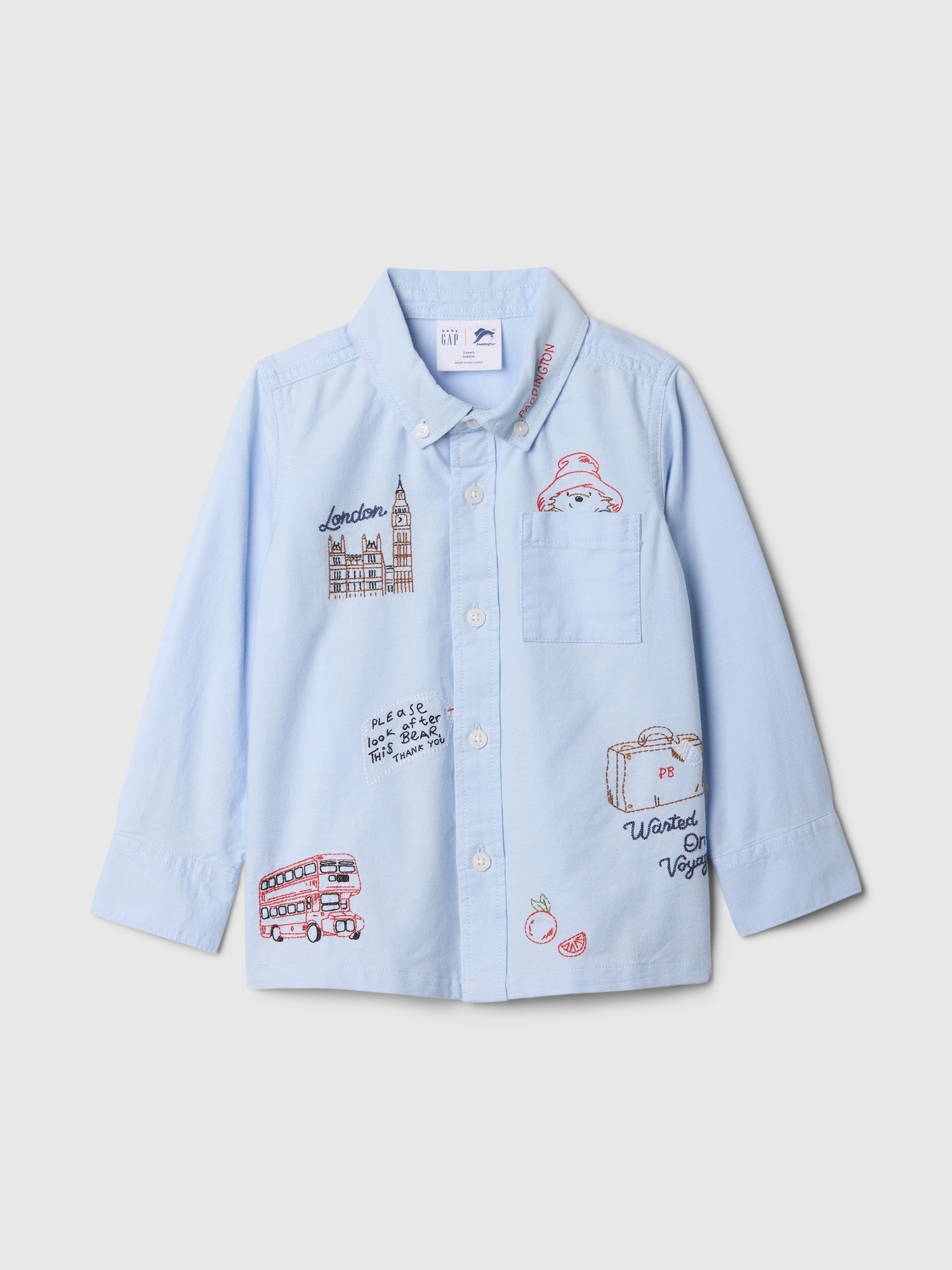 Baby & Toddler Paddington Embroidered Oxford Shirt