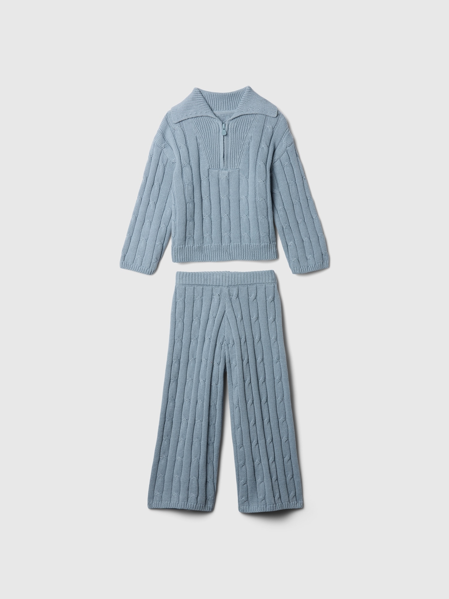 babyGap Cable-Knit Half-Zip Sweater Set