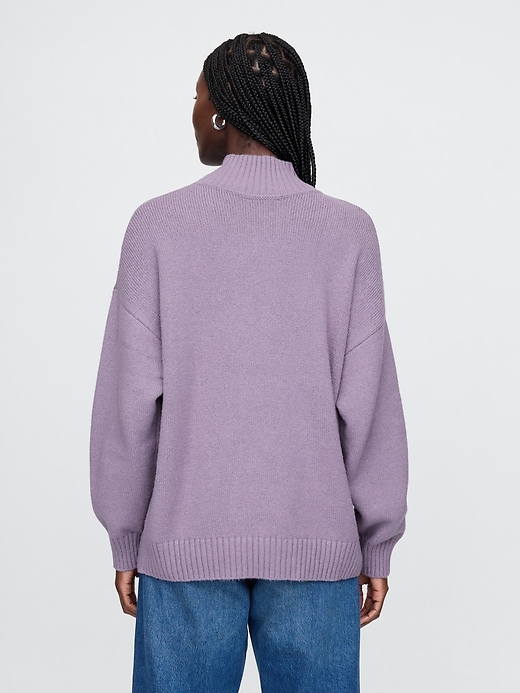 Image number 2 showing, CashSoft Mockneck Sweater