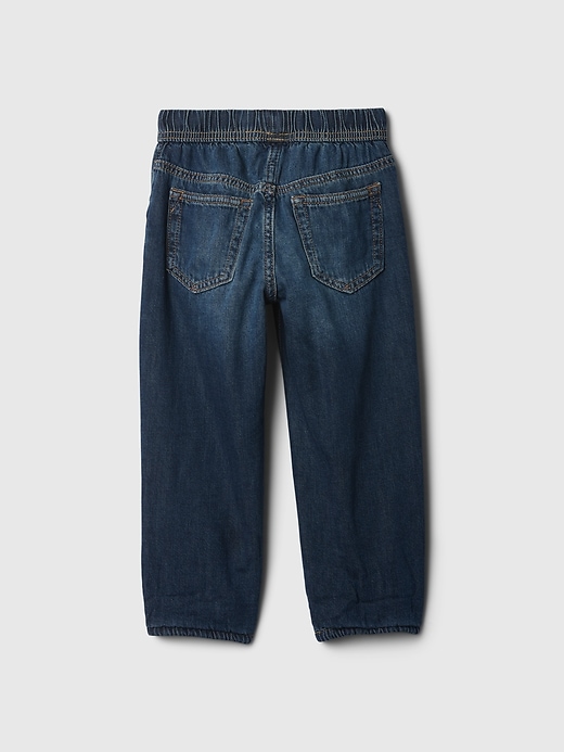 Image number 2 showing, babyGap Fleece-Lined Baggy Jeans