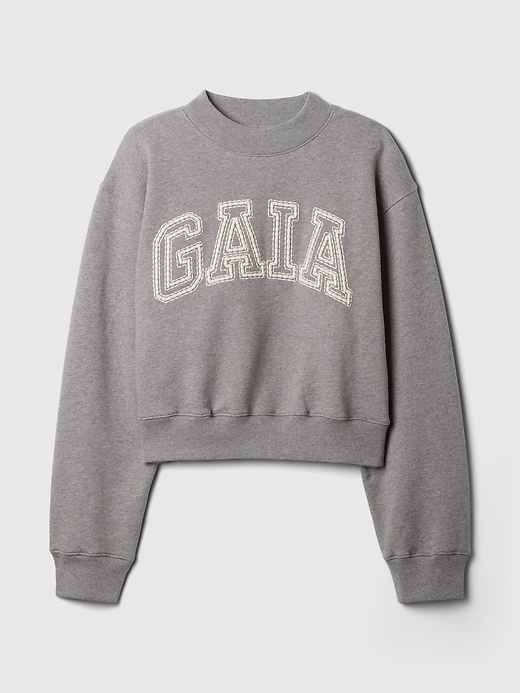 Image number 5 showing, Gap x Cult Gaia Cropped Logo Sweatshirt