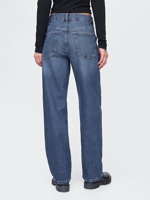 Image number 4 showing, Mid Rise '90s Loose Jeans