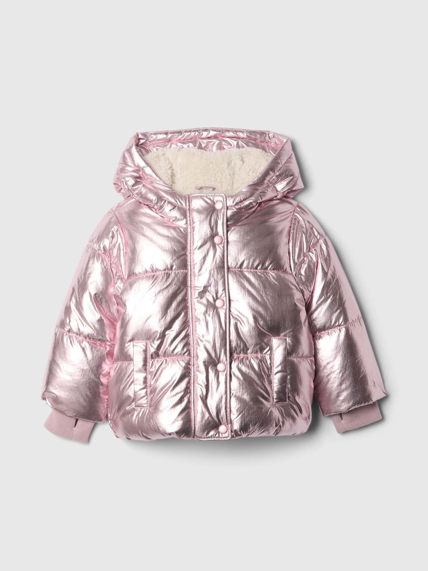 babyGap Recycled Nylon Cozy Puffer Jacket