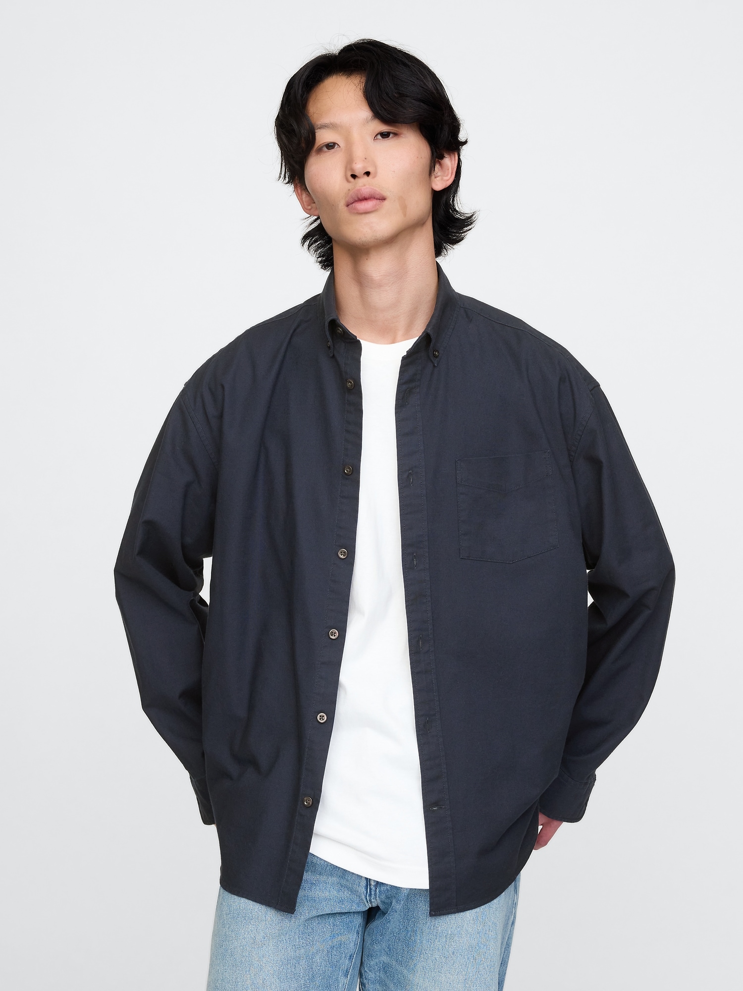 Oxford Big Shirt - Blue