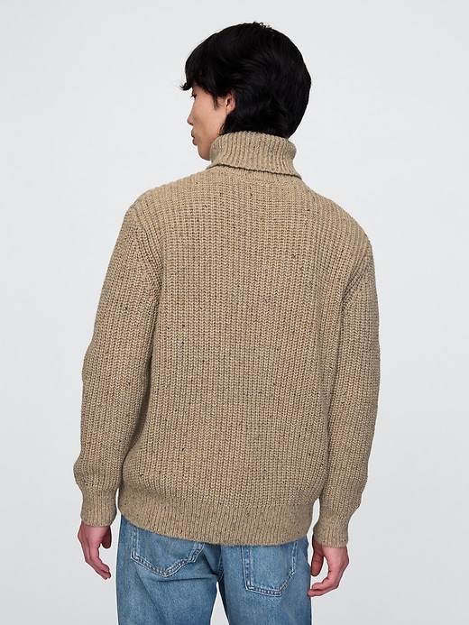 Image number 2 showing, Donegal Turtleneck Sweater