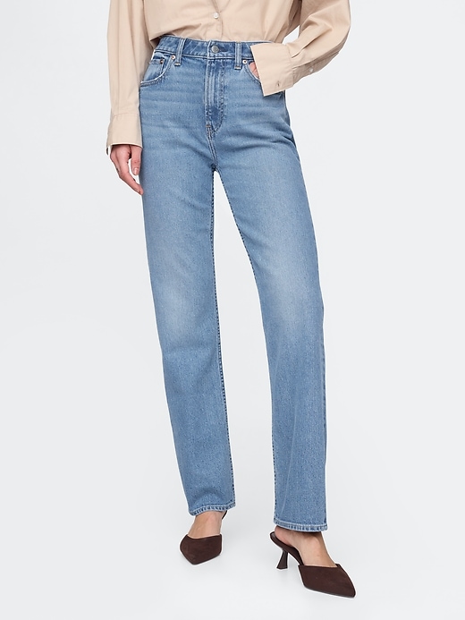 Image number 2 showing, Curvy High Rise '90s Straight Jeans