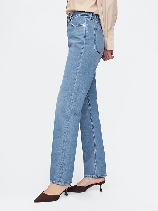 Image number 3 showing, Curvy High Rise '90s Straight Jeans