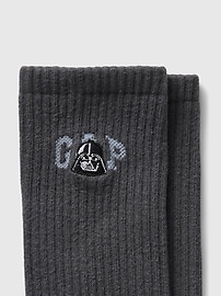 View large product image 4 of 5. Star Wars Logo Crew Socks