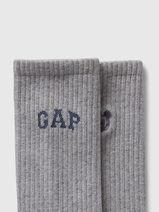 View large product image 2 of 7. Gap × Disney Logo Crew Socks