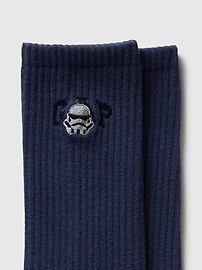 View large product image 3 of 5. Star Wars Logo Crew Socks