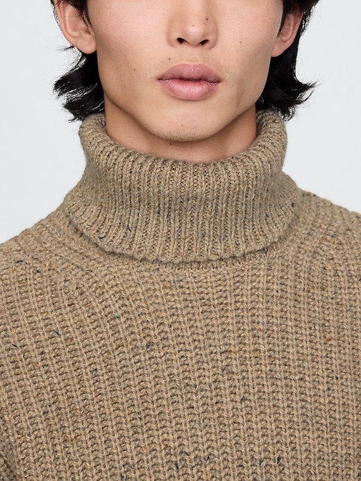 Image number 4 showing, Donegal Turtleneck Sweater