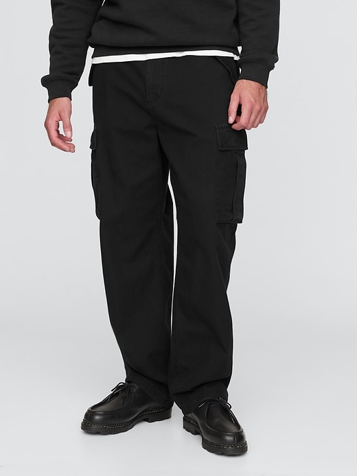 Image number 2 showing, Herringbone Utility Cargo Pants