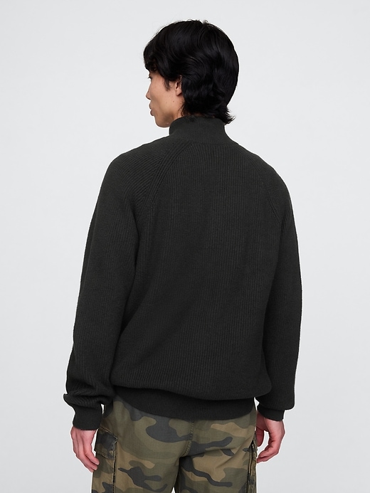 Image number 2 showing, CashSoft Textured Quarter-Zip Pullover