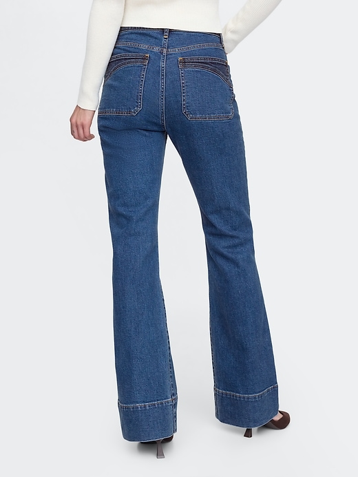 Image number 4 showing, High Rise '70s Flare Jeans